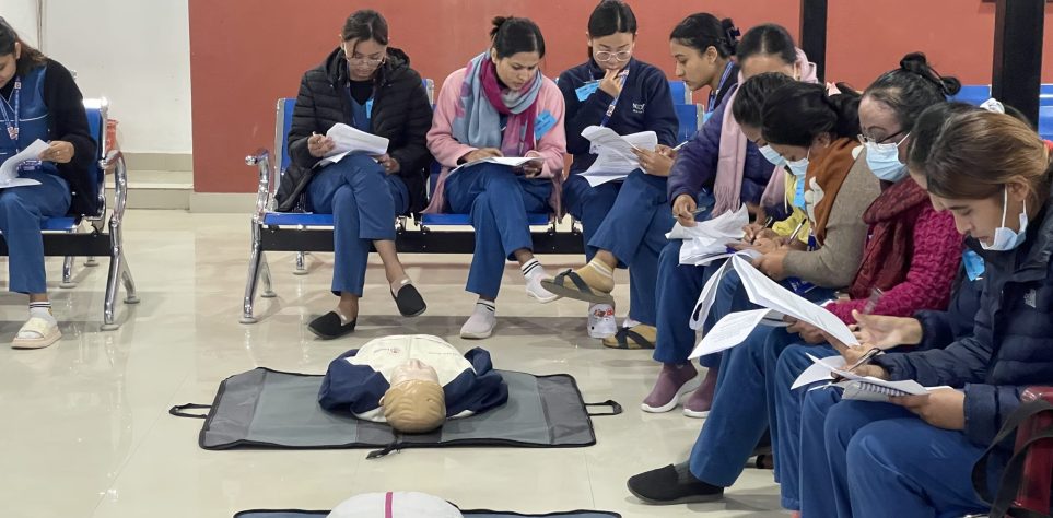 Onsite Basic Life Support(BLS) Training at GP Koirala National Center For Respiratory Diseases