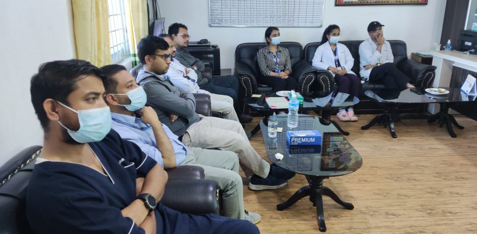 Orientation on infection prevention and control for doctors working in GPKNCRD