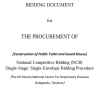 Invitation for Bids No.: GPKNCRD/WORKS/NCB/11/2083-084 THE PROCUREMENT OF [Construction of Public Toilet and Guard House]